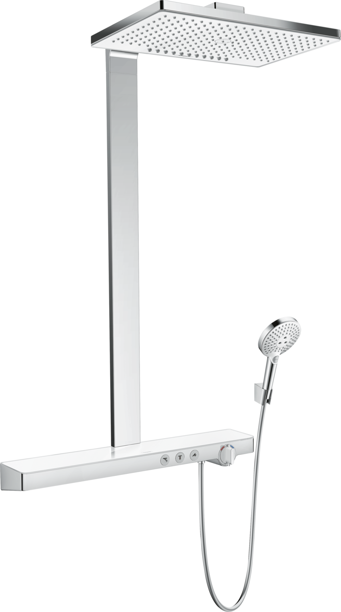 Hansgrohe Rainmaker Select zestaw prysznicowy natynkowy termostatyczny, biały/chrom - 27028400