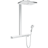 Hansgrohe Rainmaker Select zestaw prysznicowy natynkowy termostatyczny, biały/chrom - 27029400