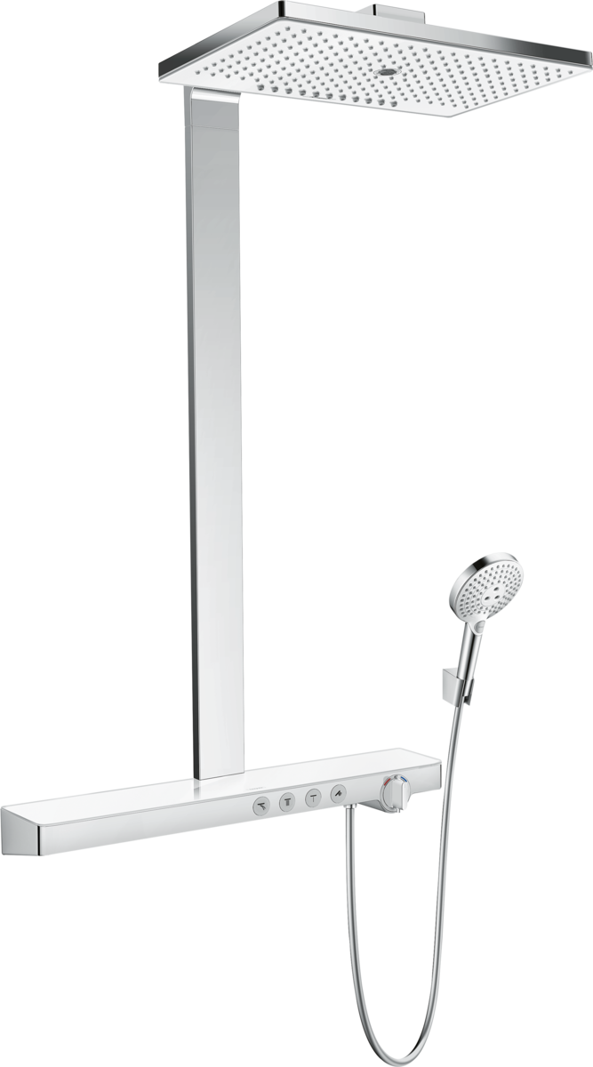 Hansgrohe Rainmaker Select zestaw prysznicowy natynkowy termostatyczny, biały/chrom - 27029400