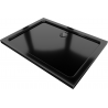 Mexen Flat brodzik prostokątny slim 100 x 90 cm, czarny, syfon czarny - 40709010B
