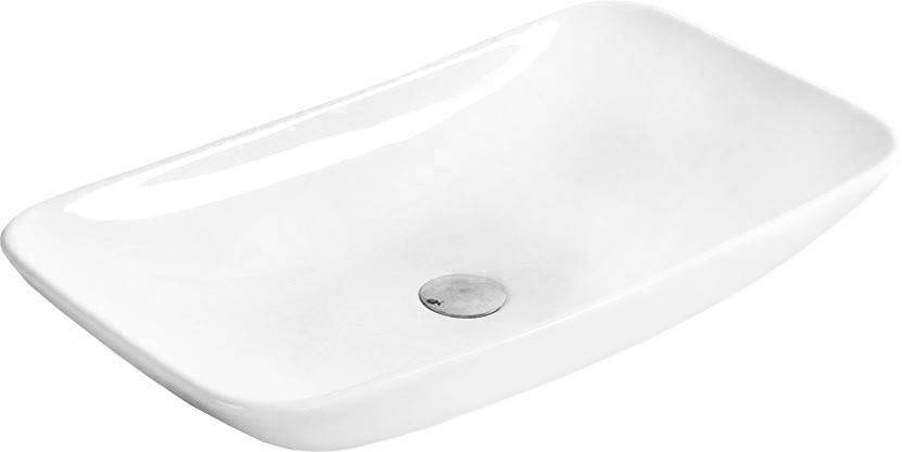 Mexen Nina umywalka nablatowa 69 x 39 cm, biała - 21187000