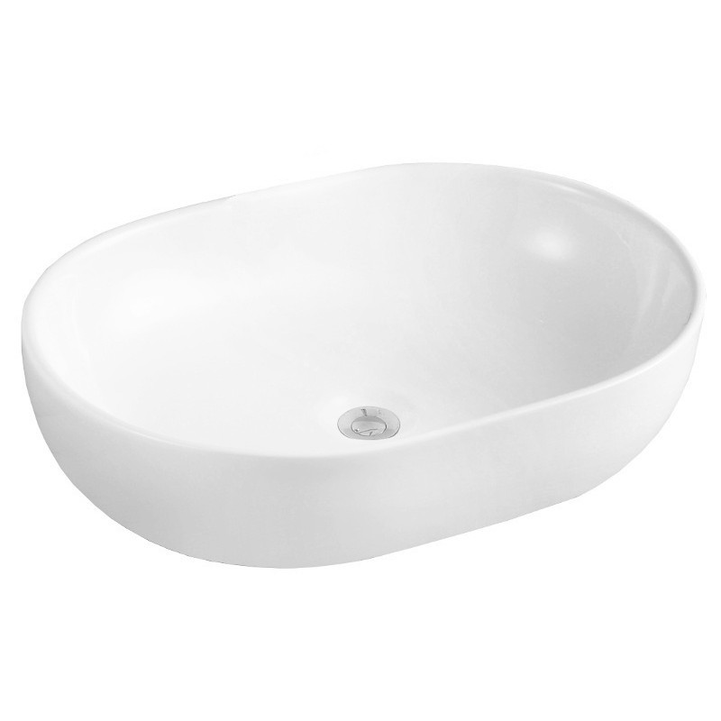 Mexen Viki umywalka nablatowa 59 x 40 cm, biała - 21056000