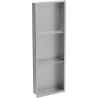 Mexen X-Wall-R półka wnękowa z kołnierzem i półką 90 x 30 cm, inox - 1910903010S