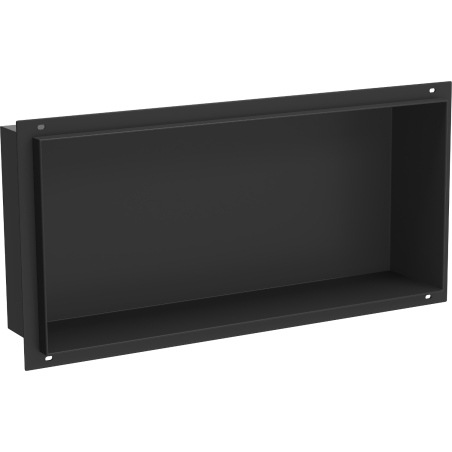 Mexen X-Wall-NR półka wnękowa bez kołnierza 45 x 20 cm, czarna - 1971452010