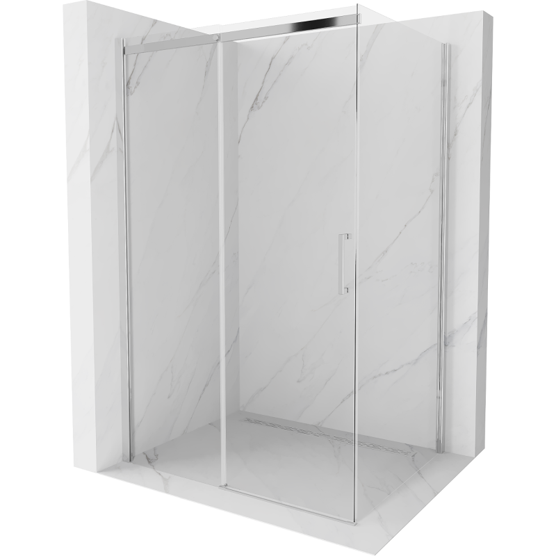 Mexen Omega kabina prysznicowa rozsuwana 100 x 70 cm, transparent, chrom - 825-100-070-01-00