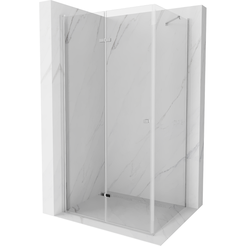 Mexen Lima kabina prysznicowa składana 75 x 110 cm, transparent, chrom - 856-075-110-01-00