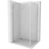 Mexen Lima kabina prysznicowa składana 80 x 90 cm, transparent, chrom - 856-080-090-01-00