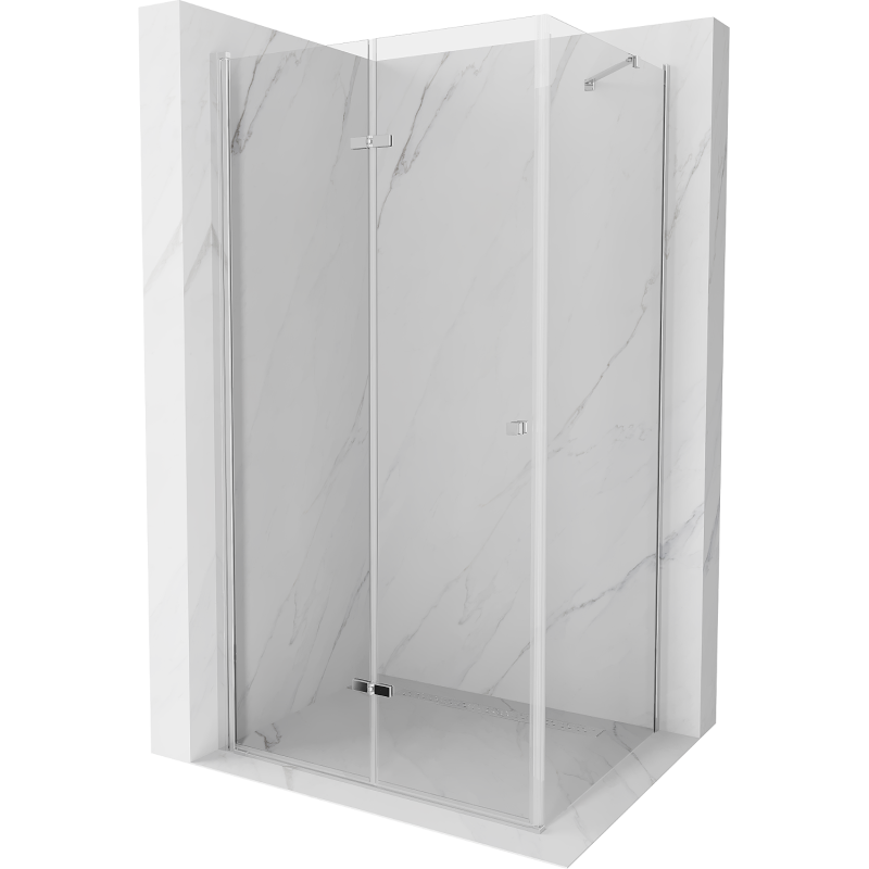 Mexen Lima kabina prysznicowa składana 85 x 80 cm, transparent, chrom - 856-085-080-01-00