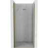 Mexen Lima drzwi prysznicowe składane 80 cm, transparent, złote - 856-080-000-50-00