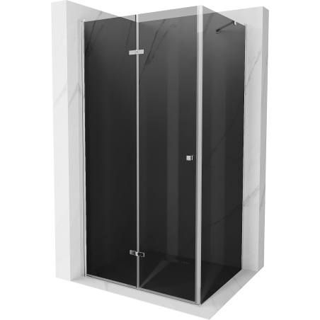 Mexen Lima kabina prysznicowa składana 80 x 120 cm, grafit, chrom - 856-080-120-01-40