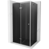 Mexen Lima kabina prysznicowa składana 90 x 80 cm, grafit, chrom - 856-090-080-01-40