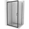 Mexen Apia kabina prysznicowa rozsuwana 140 x 90 cm, transparent, czarna - 840-140-090-70-00