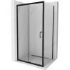 Mexen Apia kabina prysznicowa rozsuwana 120 x 90 cm, transparent, czarna - 840-120-090-70-00