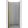 Mexen Pretoria drzwi prysznicowe uchylne 80 cm, transparent, złote - 852-080-000-50-00