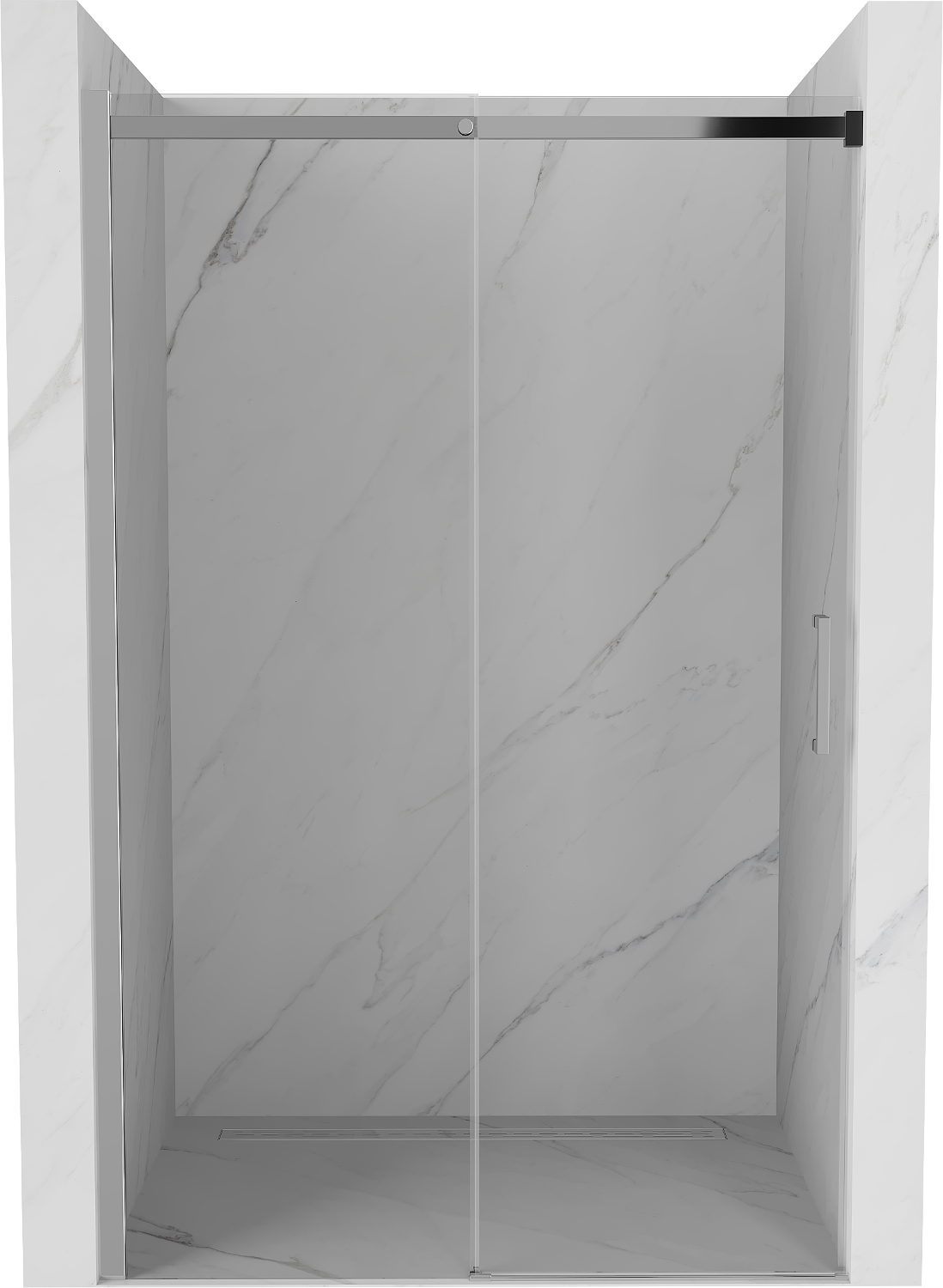 Mexen Omega drzwi prysznicowe rozsuwane 110 cm, transparent, chrom - 825-110-000-01-00