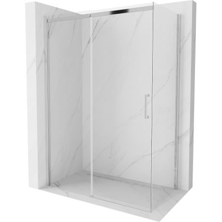 Mexen Omega kabina prysznicowa rozsuwana 150 x 80 cm, transparent, chrom - 825-150-080-01-00