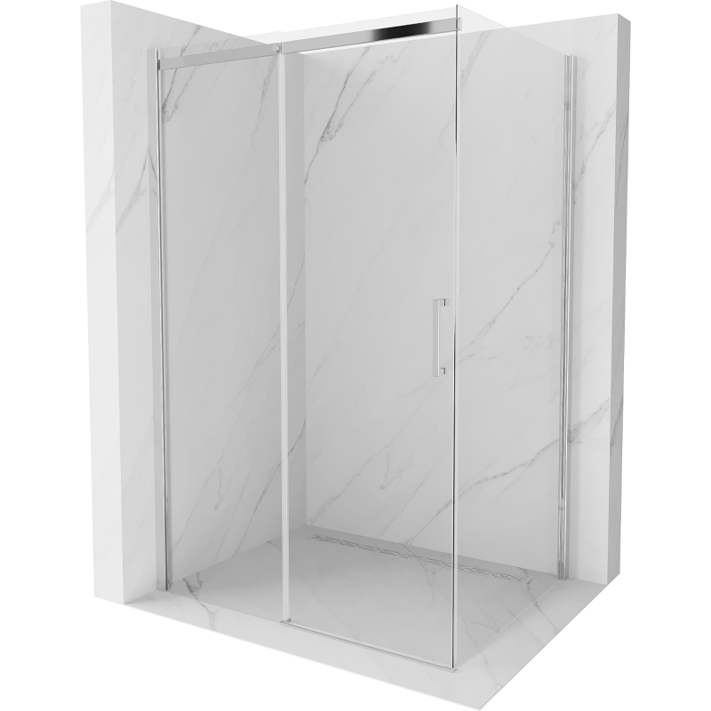 Mexen Omega kabina prysznicowa rozsuwana 150 x 90 cm, transparent, chrom - 825-150-090-01-00