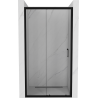 Mexen Apia drzwi prysznicowe rozsuwane 115 cm, transparent, czarne - 845-115-000-70-00