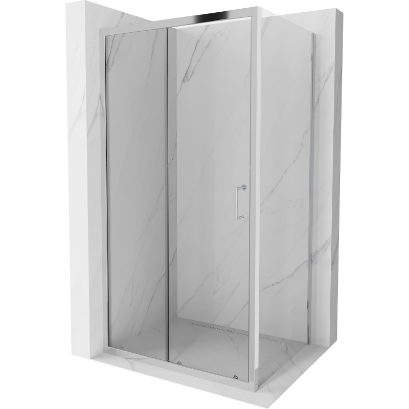 Mexen Apia kabina prysznicowa rozsuwana 90 x 70 cm, transparent, chrom - 840-090-070-01-00