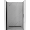 Mexen Omega drzwi prysznicowe rozsuwane 110 cm, transparent, czarne - 825-110-000-70-00