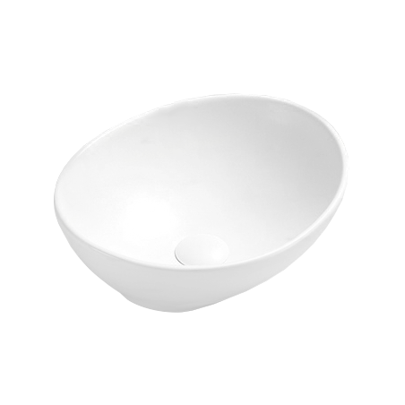 Mexen Elza umywalka nablatowa 40 x 33 cm, biała mat - 21014001