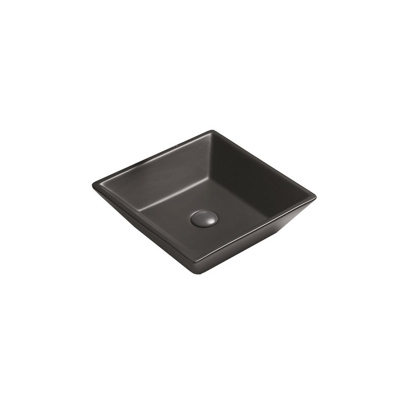 Mexen Pola umywalka nablatowa 41 x 41 cm, czarna mat - 22224185