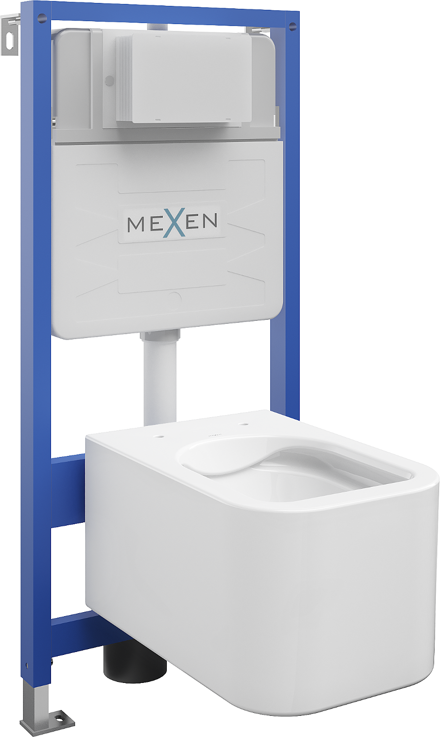 Mexen zestaw podtynkowy WC stelaż Fenix Slim z miską WC Elis, biały - 6103391XX00