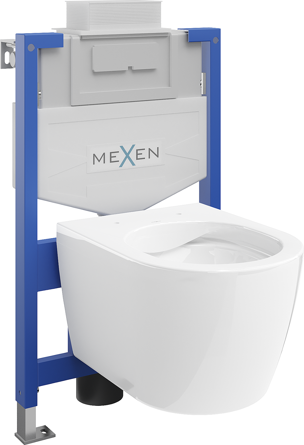 Mexen zestaw podtynkowy WC stelaż Fenix XS-U z miską WC Carmen, biały - 6853388XX00
