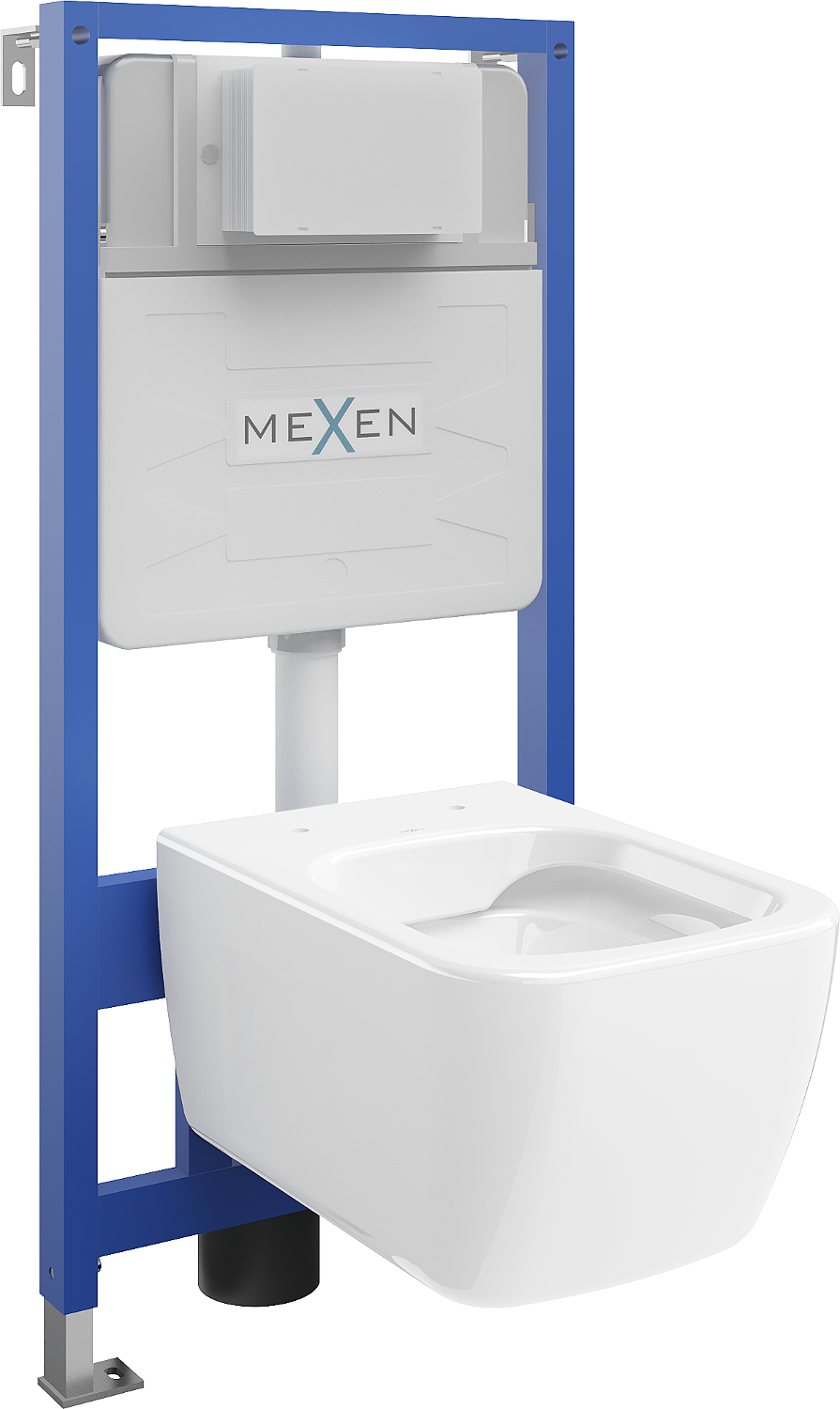 Mexen zestaw podtynkowy WC stelaż Fenix Slim z miską WC Margo, biały - 6103342XX00