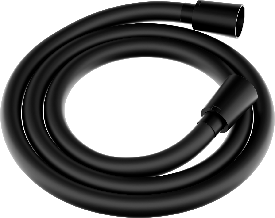 Mexen wąż prysznicowy 125 cm, czarny - 79425-70