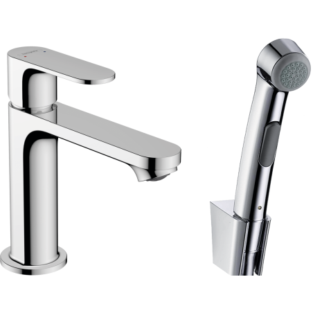 Hansgrohe Rebris S Bateria umywalkowa z główką Bidette i wężem 160 cm, chrom - 72215000