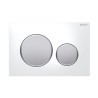 Geberit Sigma 20 przycisk spłukujący, biały połysk/chrom - 115.882.KL.1