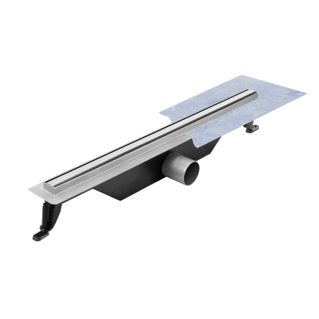 Besco Virgo Slim odpływ liniowy 80 x 3 cm, chrom szczotkowany - OL-80-VS