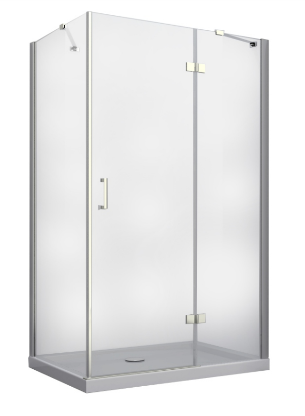 Besco Viva kabina prysznicowa prostokątna prawa 120 x 90 cm, chrom/szkło przezroczyste - VPP-129-195C