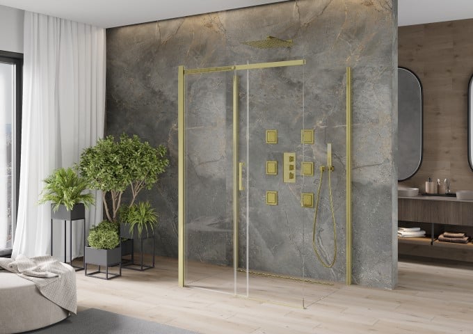 Systemy prysznicowe podtynkowe z dyszami bocznymi