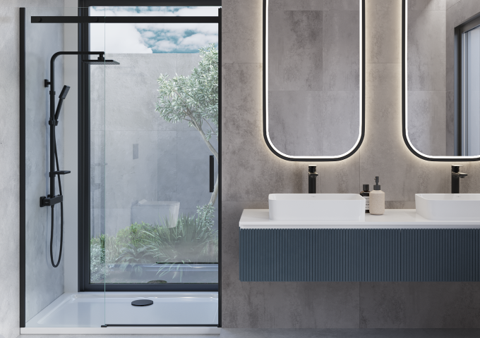 Kolumny prysznicowe kwadratowe