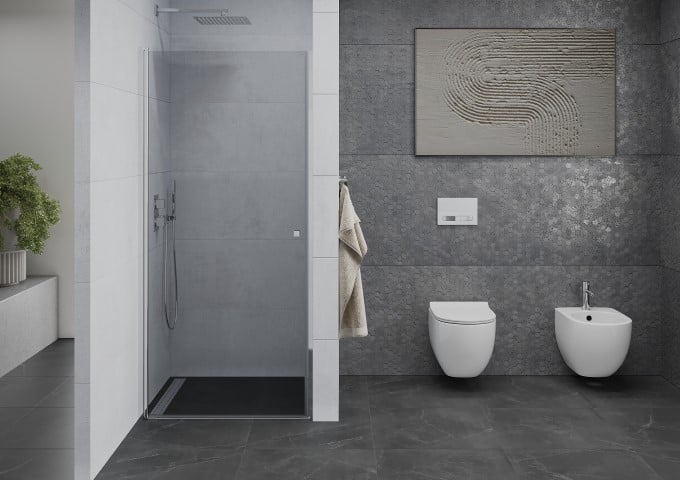 Pojemniki i szczotki do WC różowe złoto