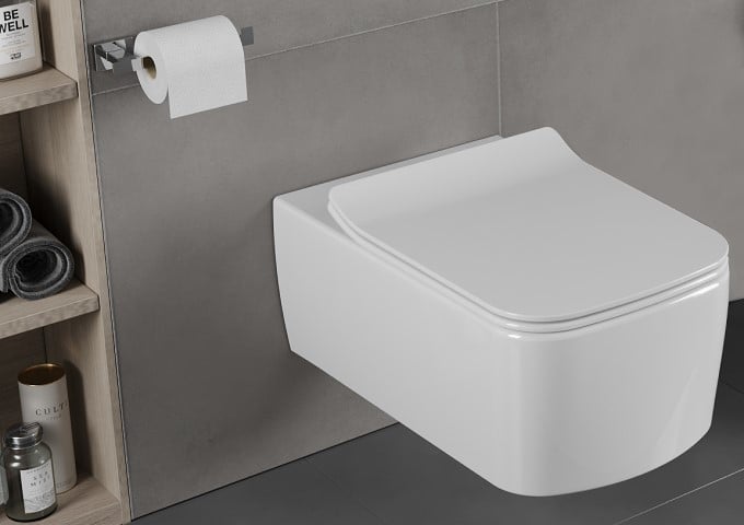 Miska wc wisząca biała