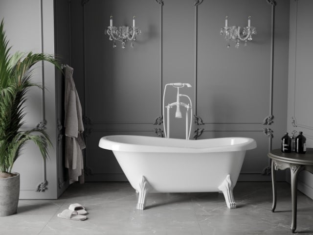 Półki łazienkowe bezinwazyjne