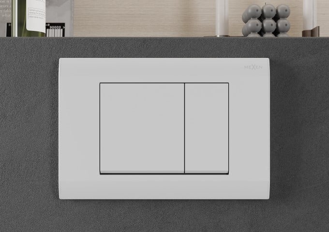 Stelaże podtynkowe do WC z przyciskiem białym