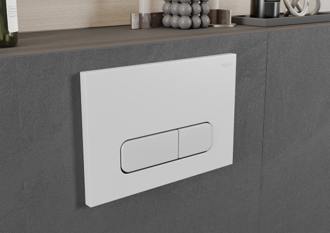 Stelaże podtynkowe do WC z przyciskiem białym